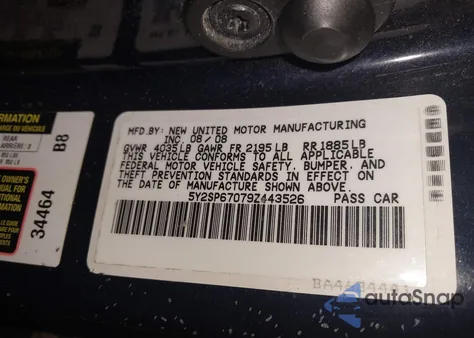 2009 Pontiac Vibe z USA, uszkodzony, nr VIN 5Y2SP67079Z443526